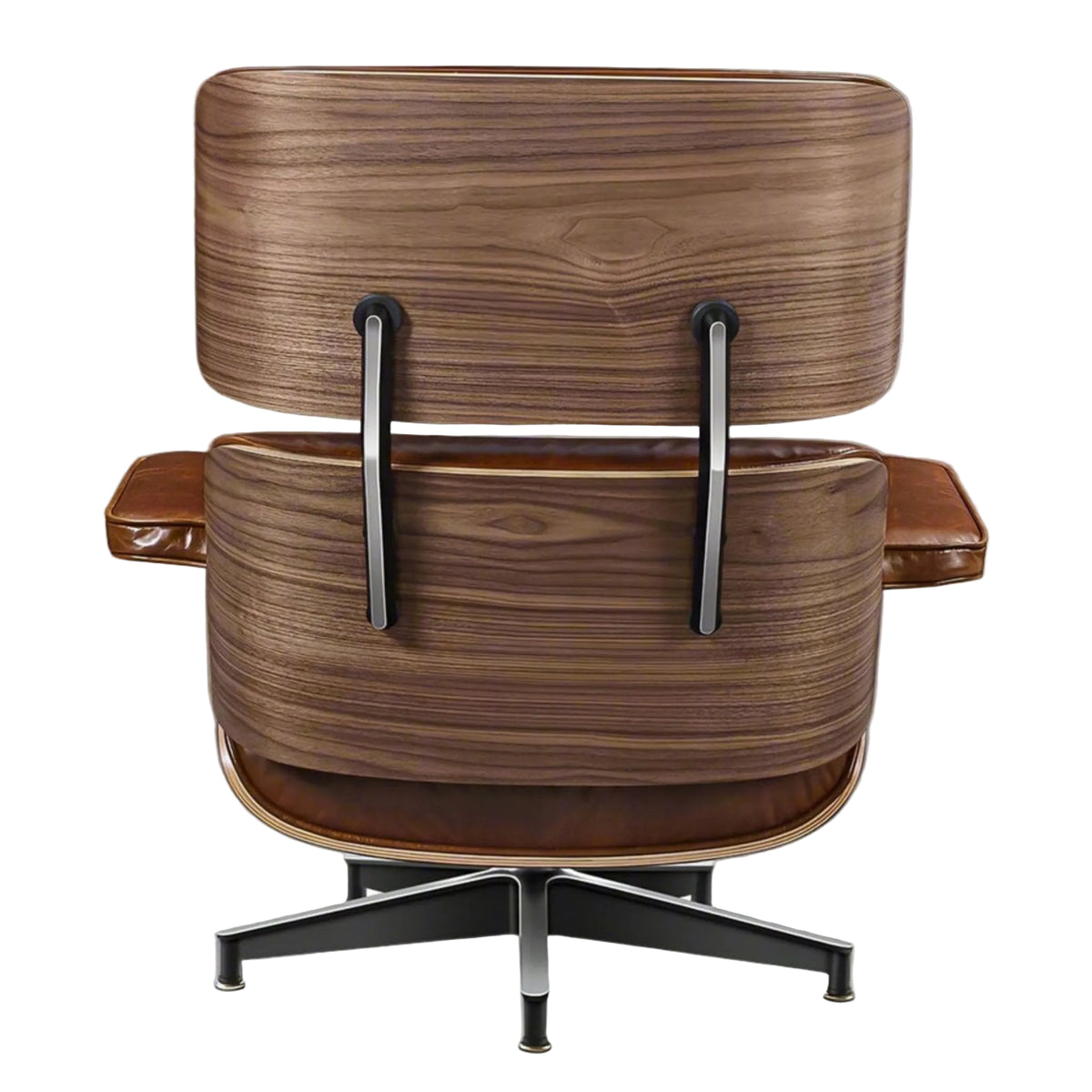 Wooden chair with a white background
