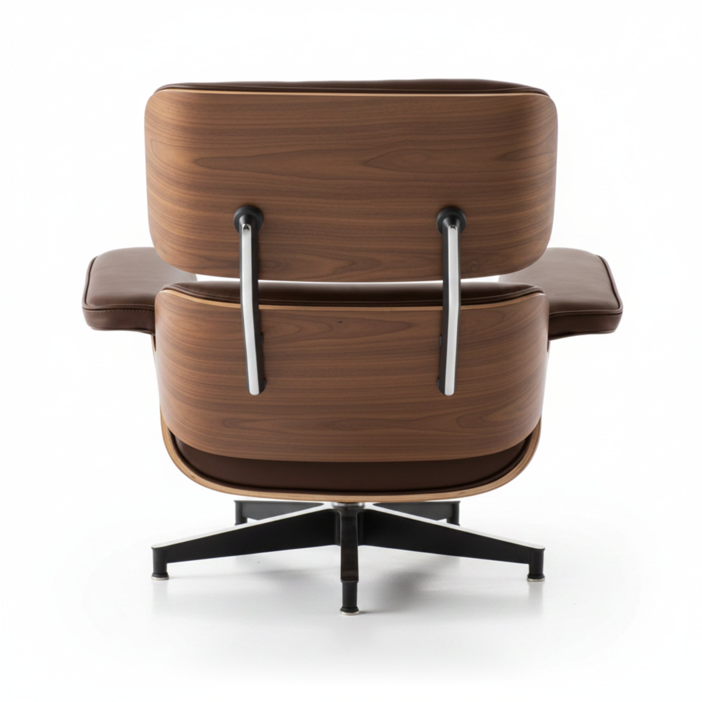 Wooden chair with a white background
